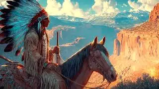 Sunset Over Red Cliffs | Native American Flute Music for Sleep & Serenity