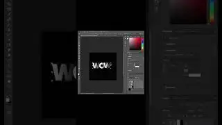 GRADIENT TEXT REFLECTION EFFECTS #shortvideo #youtubeshorts #adobephotoshopediting
