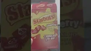 STARBURST CHERRY DRINK MIX REVIEW