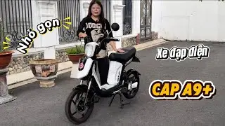 Xe đạp điện CAP A9+ nhỏ gọn odo hơn 5000km 
