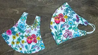 Face Mask Sewing Tutorial | How to make Face Mask with Filter Pocket | Face Mask Pattern