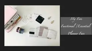 My Five Functional/Essential Planner Favs