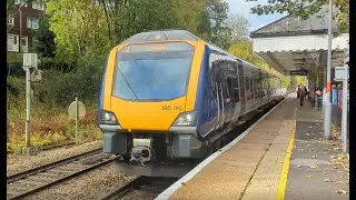Northern Class 195 - 195116 departing Hebden Bridge (25/10/25)
