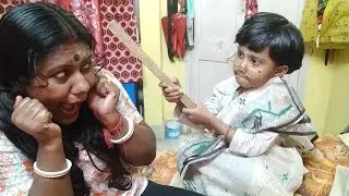 ঠাম্মি নাতনি র অভিনয়। ডোনা র ঠাম্মি সাজে নাটক দেখ | A Short Drama |