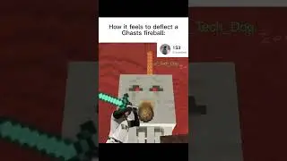 How it feels to deflect a Ghasts fireball #memes #minecraft #relatable #games #minecraftmemes #pov