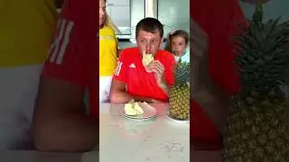 Daddy on the pineapple diet 😅