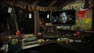 ☢️ Fallout 4 Ambience Rain & Thunder with House on Haunted Hill 🎥 Cozy Post-Apocalyptic Movie Night