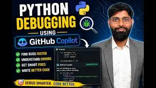 Python Debugging Using GitHub Copilot in VS Code | Fix Bugs Faster