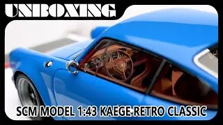 Porsche KAEGE RETRO CLASSIC / 1:43 resin model cars by SCM MODEL /AMR UNBOXING
