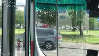 National Express Coventry Route 5 Coventry Pool Meadow to Arena Shopping Centre(Timelapse Video)