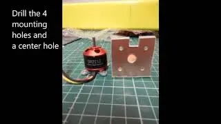 Motor mount for brushless rc plane