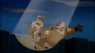 ALF The Animated Series Scene Recycled Comparison - Dog Bites Sergeant Staff