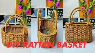 How to craft handbag with PE rattan #diy #handmade #craftideas