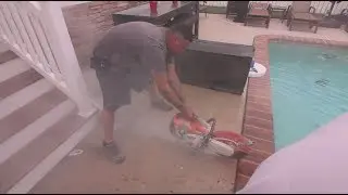 BUILDING BRICK PATIOS!