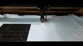 Penggunaan MKS-DLC CNC controller board and DM556 stepper driver pada mesin potong laser untuk kain