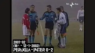 2001-02 (18^ - 13-01-2002) Perugia-INTER 0-2 [Vieri,Recoba] Servizio D.S.Rai2