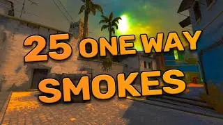 25 BEST ONE WAY SMOKES MIRAGE - CS:GO 2020