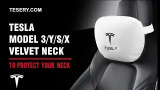 Tesla Model S/3/X/Y Accessories |  Seat Headrest Neck Pillow from Tesery.com
