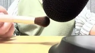 【ASMR】ブラシと耳かきでマイクをこする🎧（音フェチ）｜Mic Scratching with Brush & Ear Pick🎧