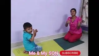 No phone 📲your kids try yoga🧘 for happiness🤗 #viral #yoga #shortvideo #health #happy 