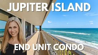 Jupiter Island end unit with passthrough ocean and intracoastal views