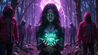 Gothic Synthwave Horror Party - Dark Night Neon Temptation in The Horror Forest