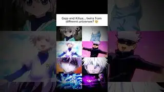 👀 Gojo or Killua? Who&rsquo;s Cooler? ⚡️ #anime #gojo #killua #animeedit  #animememes
