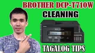 HOW TO CLEAN BROTHER DCP-T710W NOZZLES | TAGALOG TIPS 2022