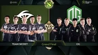 Frankfurt Major  Grand Final OG vs Team Secret game 3  Secret vs OG