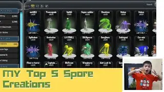 My Top 5 Spore Creations