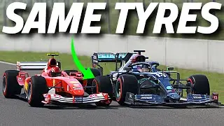 W11 VS F2004 With Slick Tyres