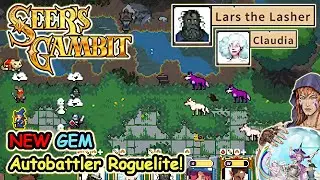 Did We Seriously Just Find The BEST HERO Combo!? NEW GEM Roguelite Autobattler! | Seer's Gambit