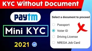 Paytm mini kyc kaise kare 2021 | How to mini kyc in Paytm 2021 | Paytm mini kyc without document