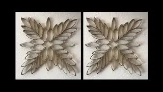 DIY: Wall Art out of Paper Towel Rolls by {MadeByFate} #57