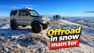 Jimny in the Snow ❄️ | Off-Roading Mam Tor & Getting the Steps In