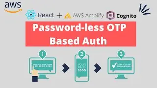 Создайте беспарольную аутентификацию по телефону с помощью OTP с помощью Cognito и AWS Amplify | Reactjs