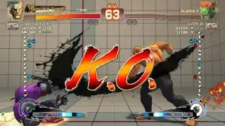 ZiggyStardust83 (Ken) vs. g209cali (Blanka) - USF4 Endless