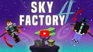I Believe I Can Fly!! (with a jetpack) In Minecraft Skyfactory 4!