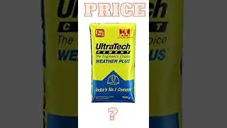 Ultratech Cement Price 🇮🇳 #viral #shorts #ultratechcement