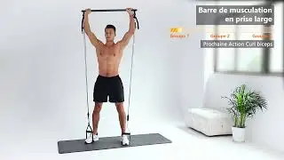FR-ALongSong Barre de Pilates-Guide d'entra&icirc;nement Complet Pour Les D&eacute;butants