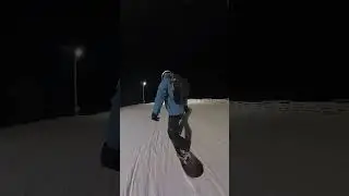 NIGHT Snowboarding in Levi, Finland #snowboarding #skiing