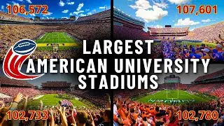 🏈 American University Stadiums 🏟️ Top 10 College Football Stadiums Ranked