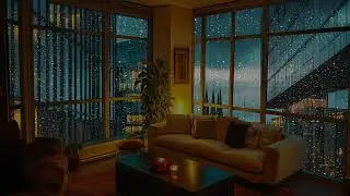 Rainy Day Relaxation 🌧️ | Soothing Rain Sounds for a Cozy City Escape