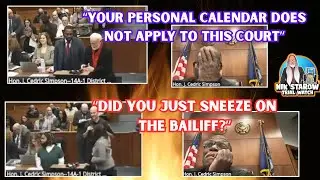 Wild Day in Judge Simpsons Court. (PCC-Docket)