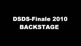 DSDS Finale 2010 - BACKSTAGE - Menowin gegen Mehrzad