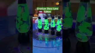 Uranium Glass Lava Lamps #art #glassblowing #glassbowls #cool #science #satisfying #awesome #cool
