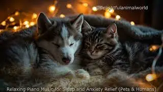 Relaxing Piano Music for Sleep and Anxiety Relief Pets & Humans