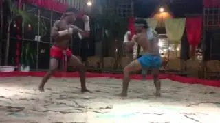Bokator. Angkor Meanreth Lbokator Martial Art School. Mast