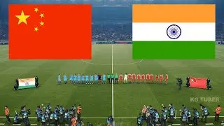 PES 2021 - INDIA vs CHINA - FIFA World Cup 2022 - Full Match - All Goals HD - efootball gameplay PC