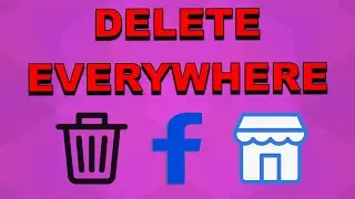 Удалить листинг Facebook Marketplace во всех группах сразу